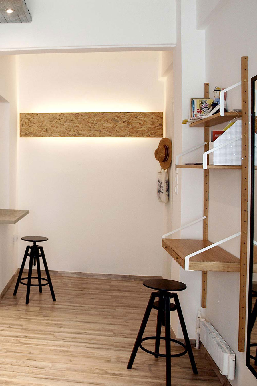 Nooks of space for studying and eating