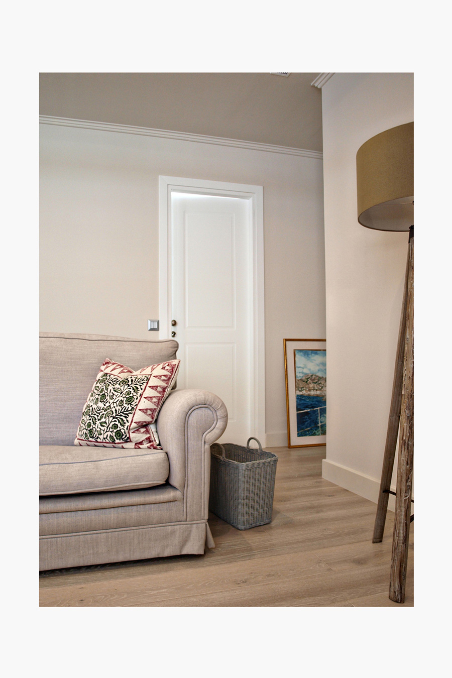 Interior design details of a vacation house in Hydra.