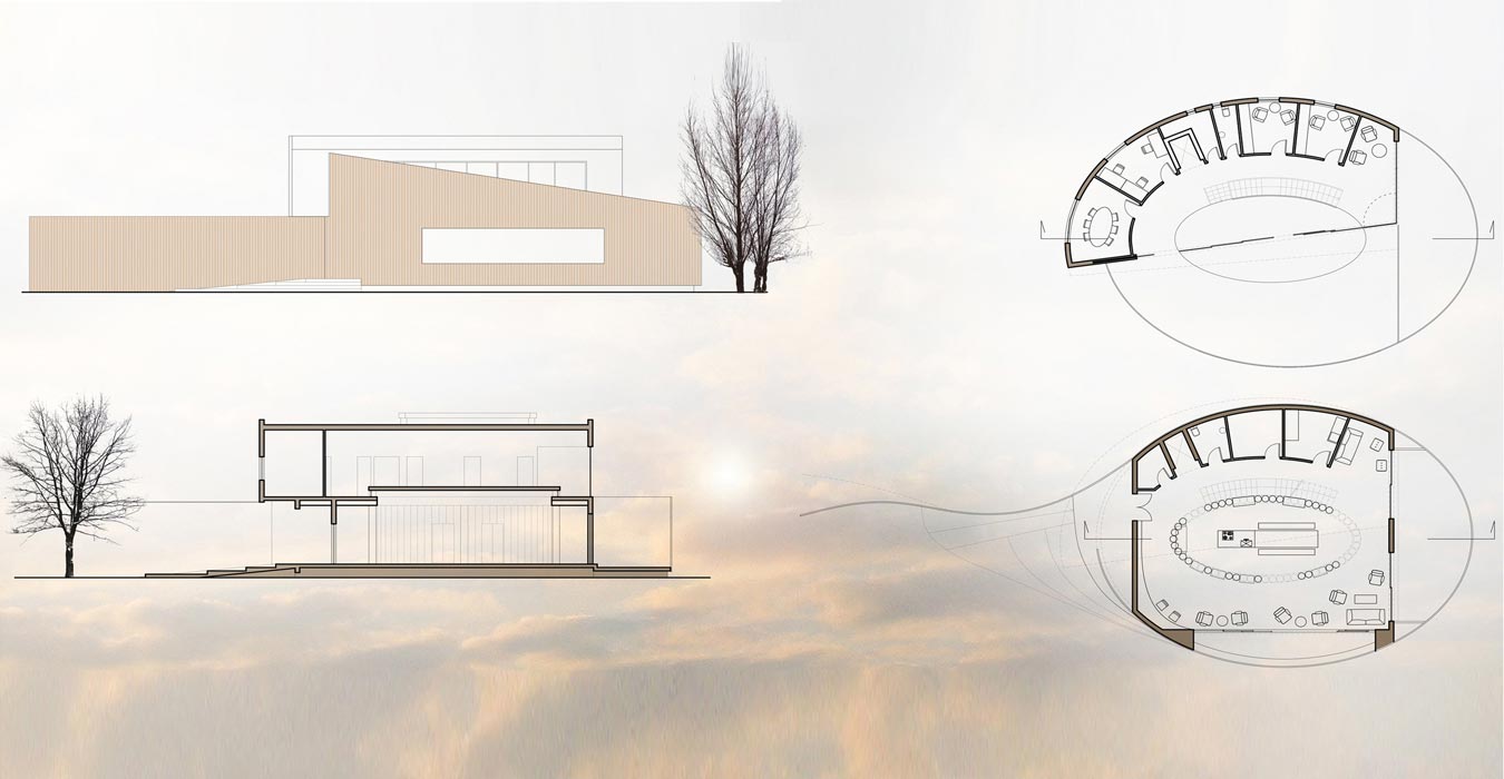 Plan views and façade layouts