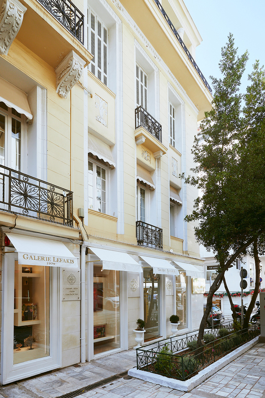 The art gallery is hosted in a listed eclectic building