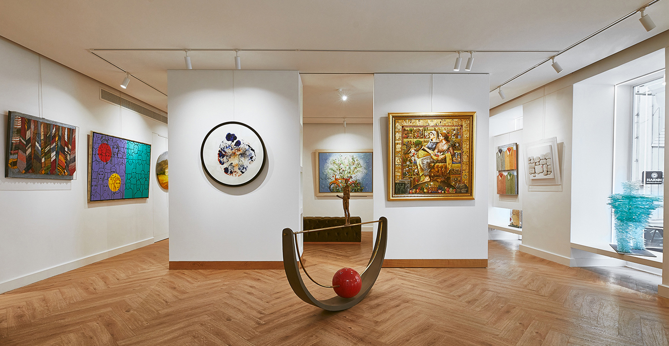 Art gallery’s interior
