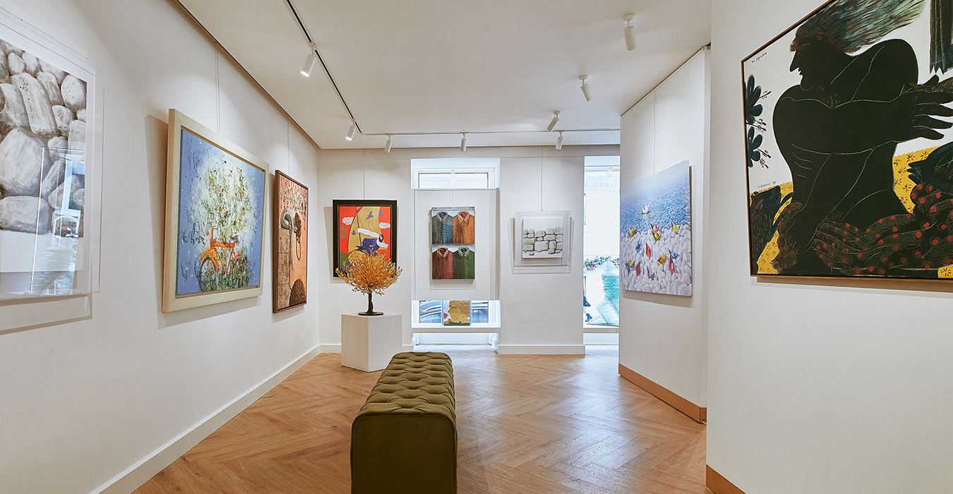 Art exhibition space in Kolonaki