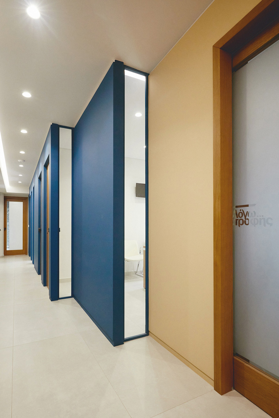 The corridor of the nutritionist office