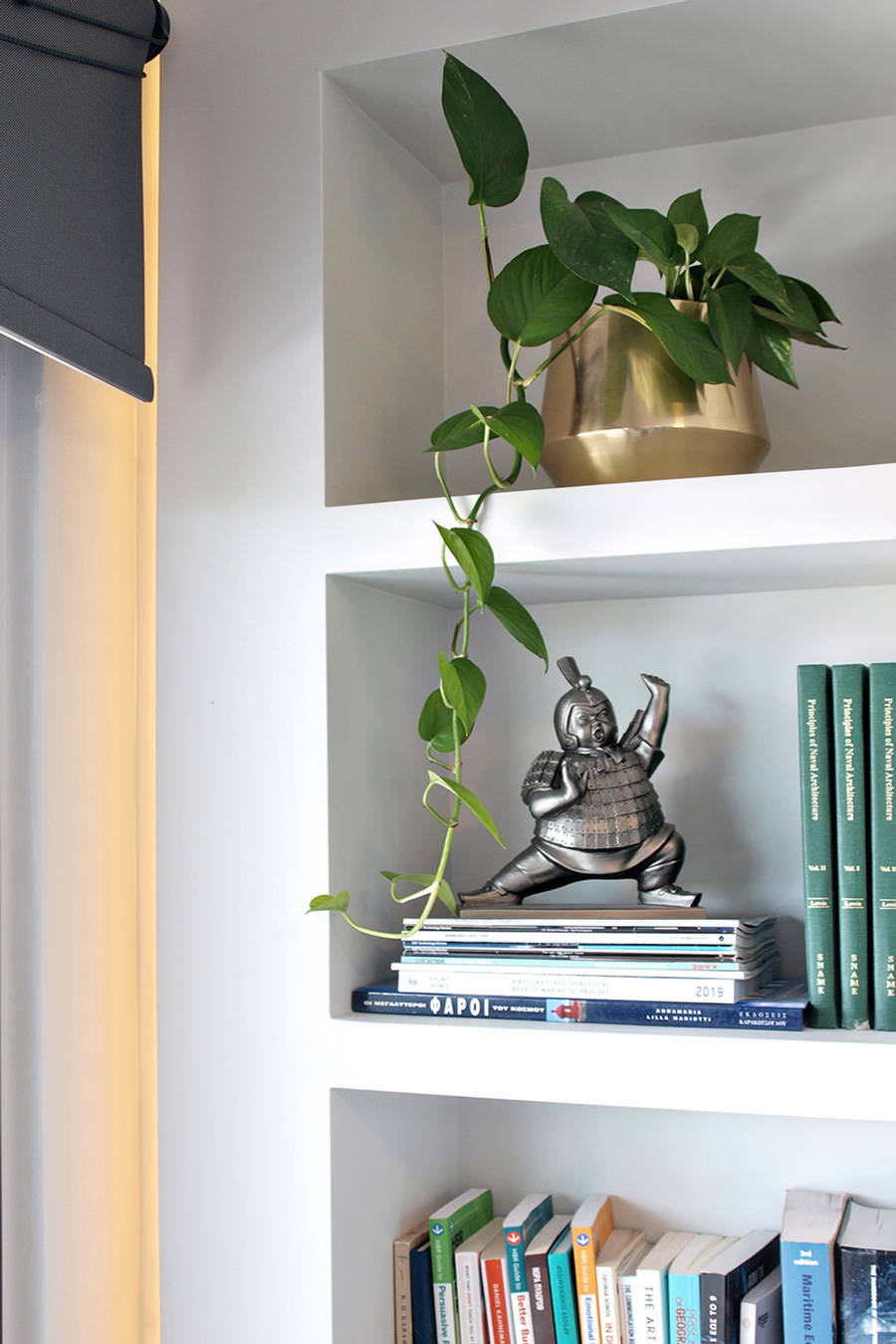 Detail -bookcase design.