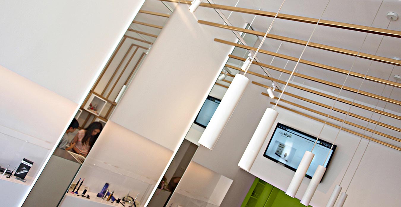 Interior view of retail store.