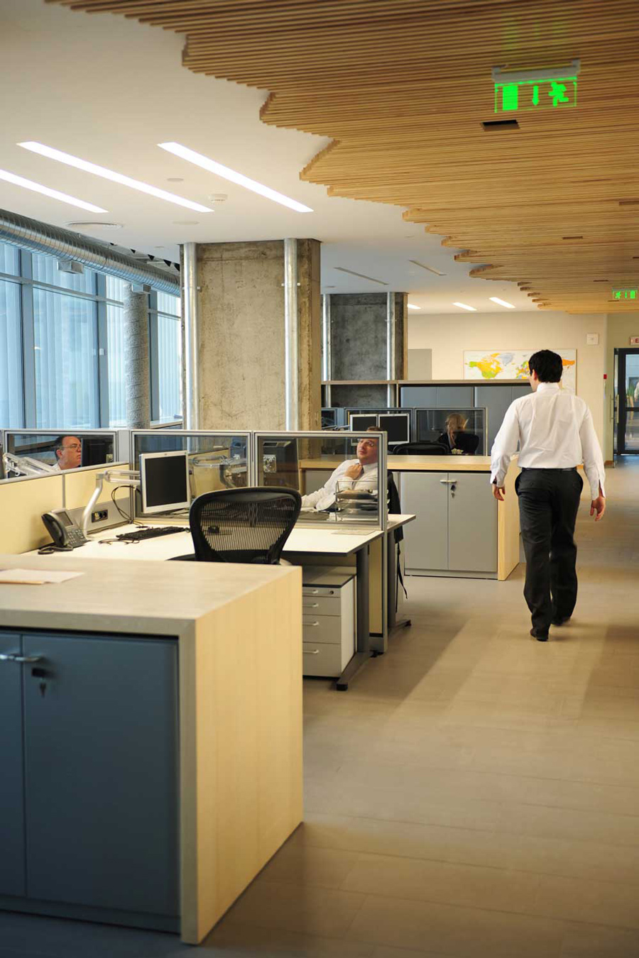 Open plan working space